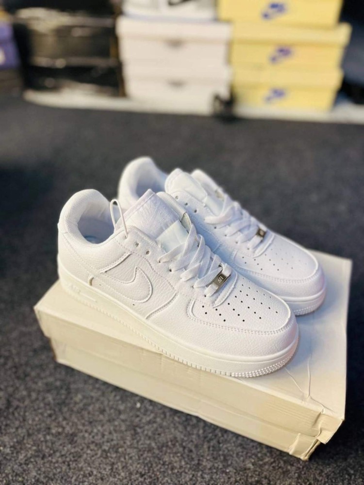 White Air Force Inspired Sneaker